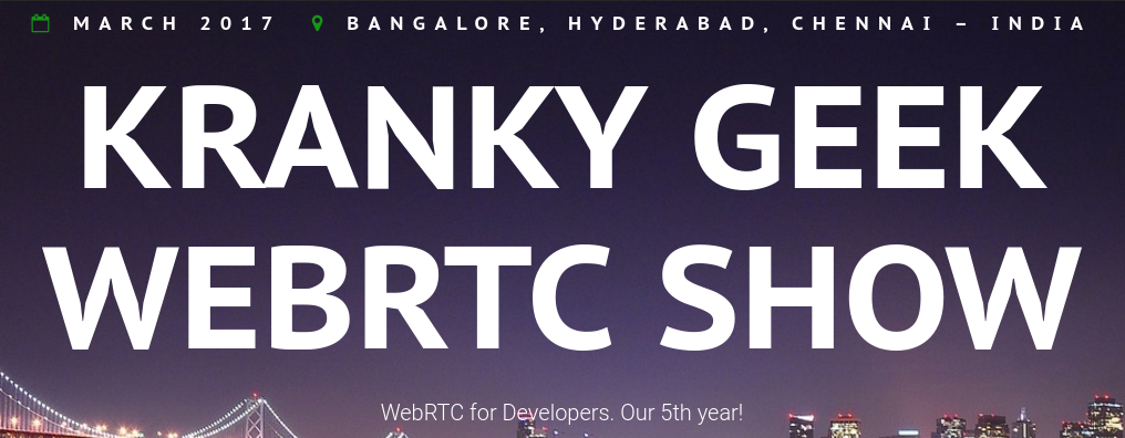 Kranky Geek India Tour 2017